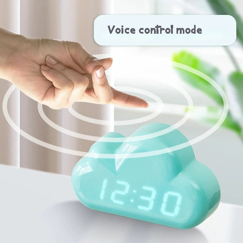 Reloj despertador digital en la nube