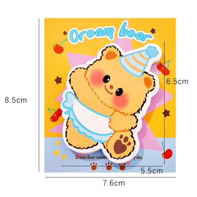 Creamy Bear Sticky Notes