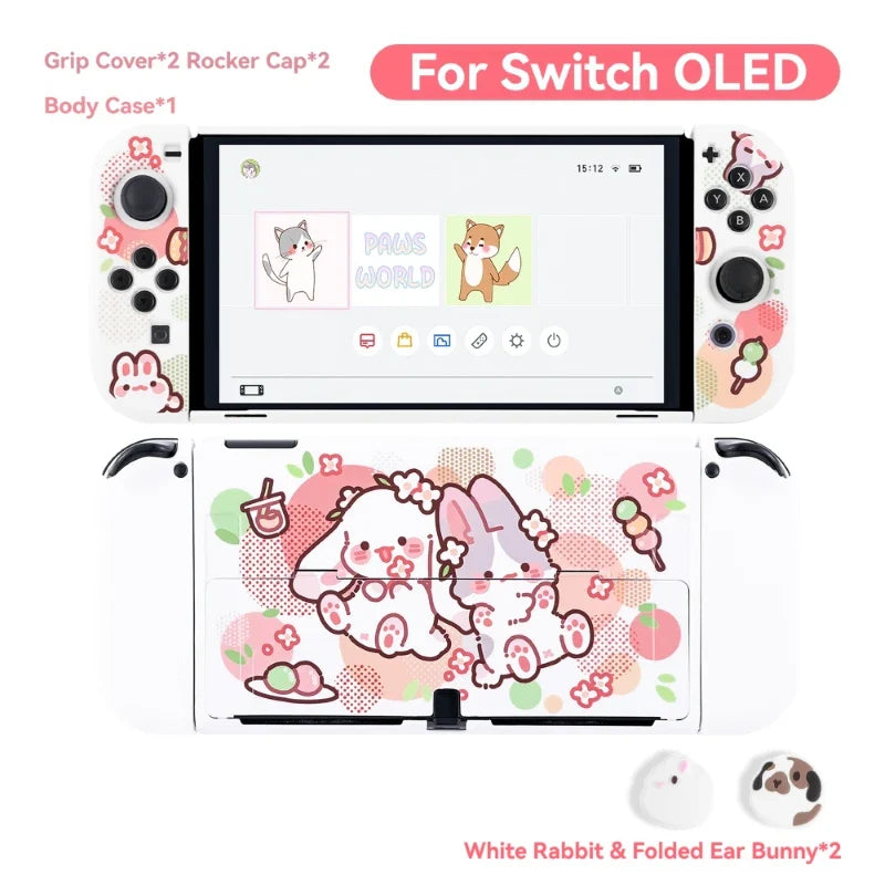Étui Nintendo Switch Kawaii Sweet Bunnies