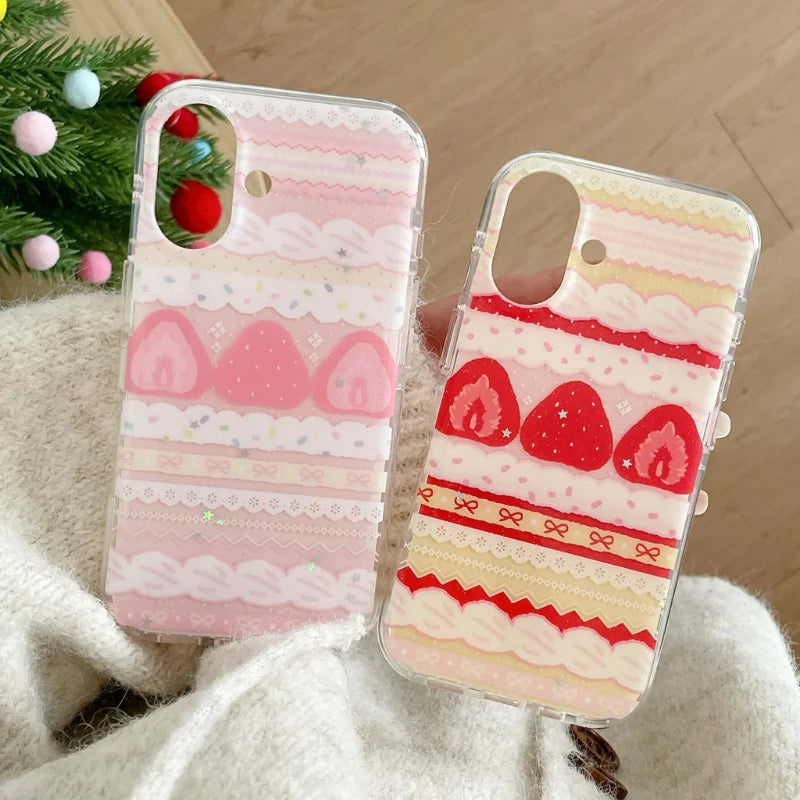 Coque de téléphone Samsung Gâteau Fraises et Crème