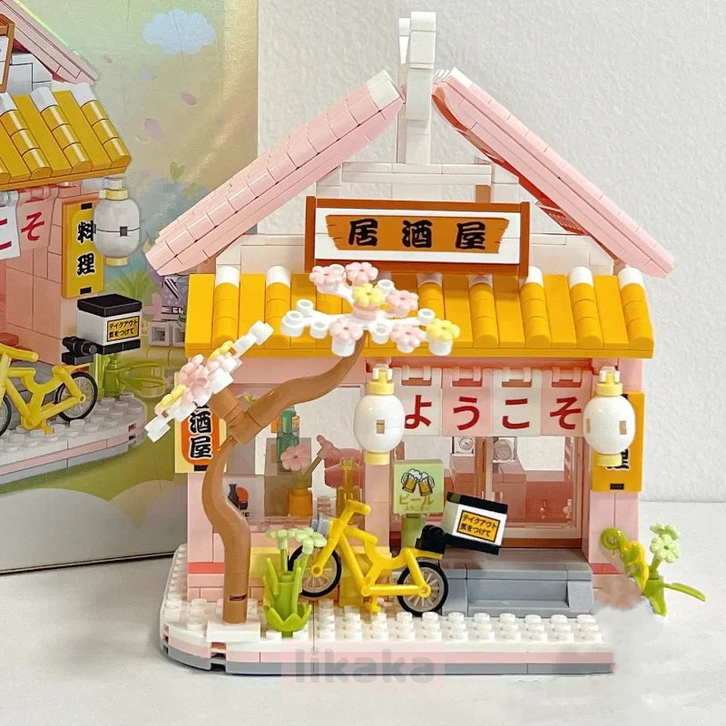 Ensemble de blocs de construction Sakura Izakaya