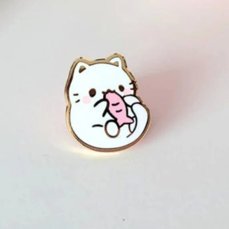 Cute Tiny Cat Enamel Pins