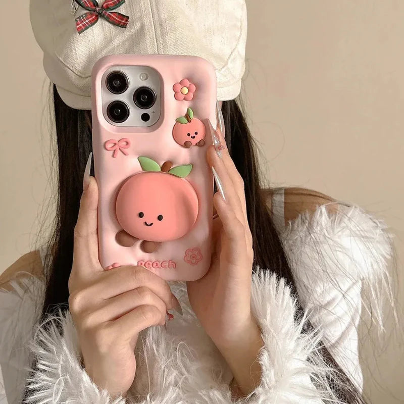 Kawaii Peach Phone Case