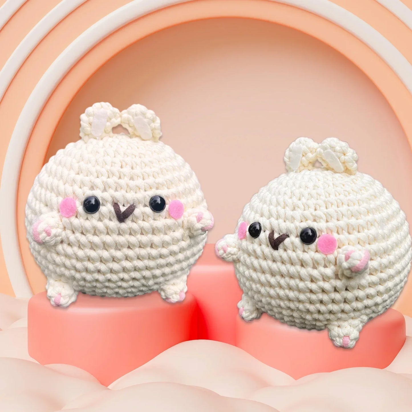 Chubby Bunny – Kit de crochet kawaii pour débutants