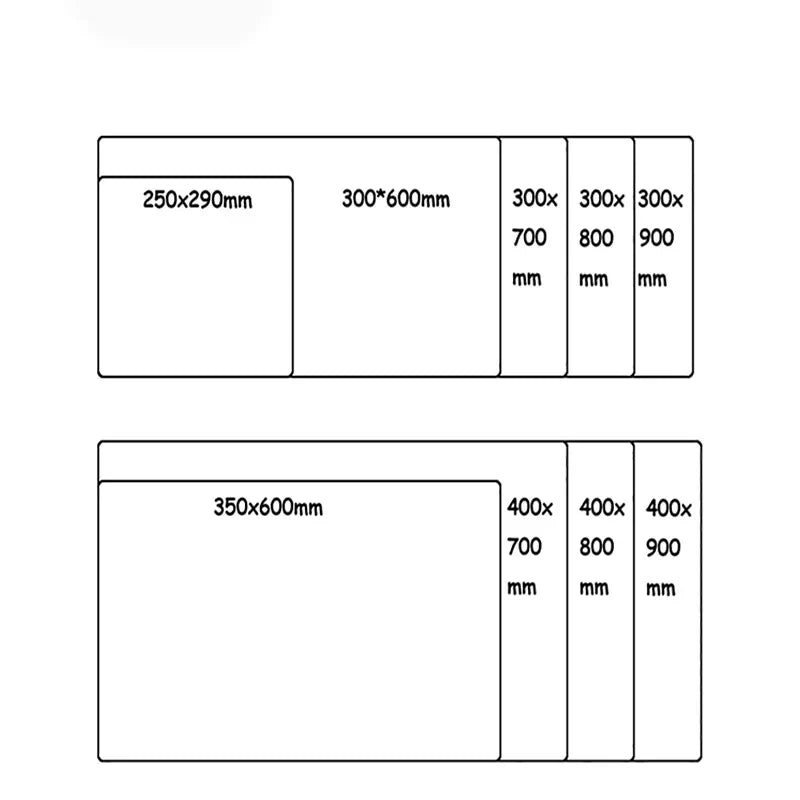 Sous-main à fleurs pastel