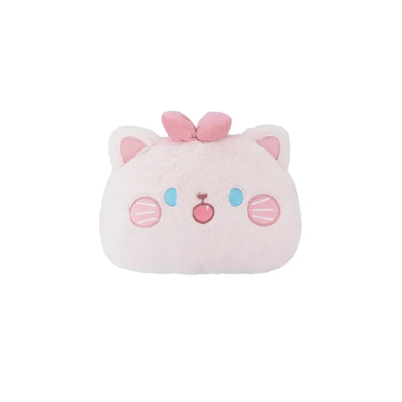 Accessoires de siège auto pour chat en peluche rose
