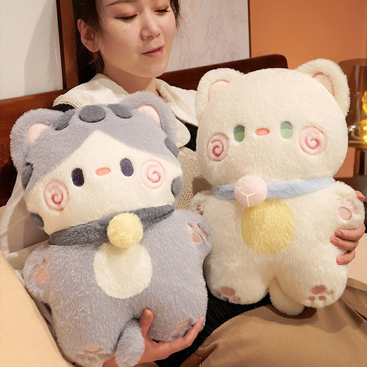 Peluche de almohada de gato suave