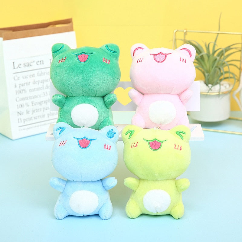 Pendentifs en peluche grenouille