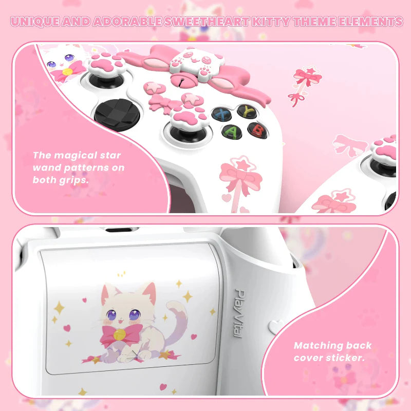 Housse de protection pour manette Xbox PlayVital Kawaii Cat