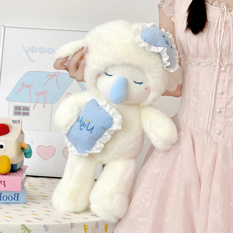Peluche douce agneau