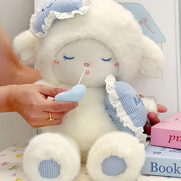 Peluche douce agneau