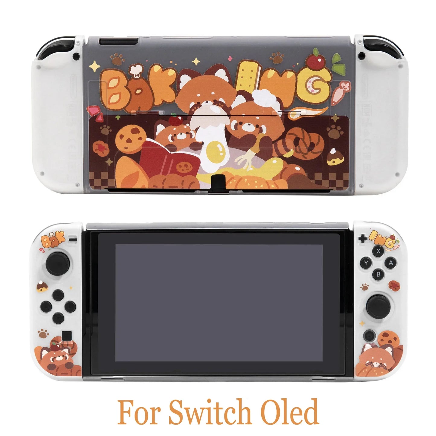 Étui Nintendo Switch Pandas roux