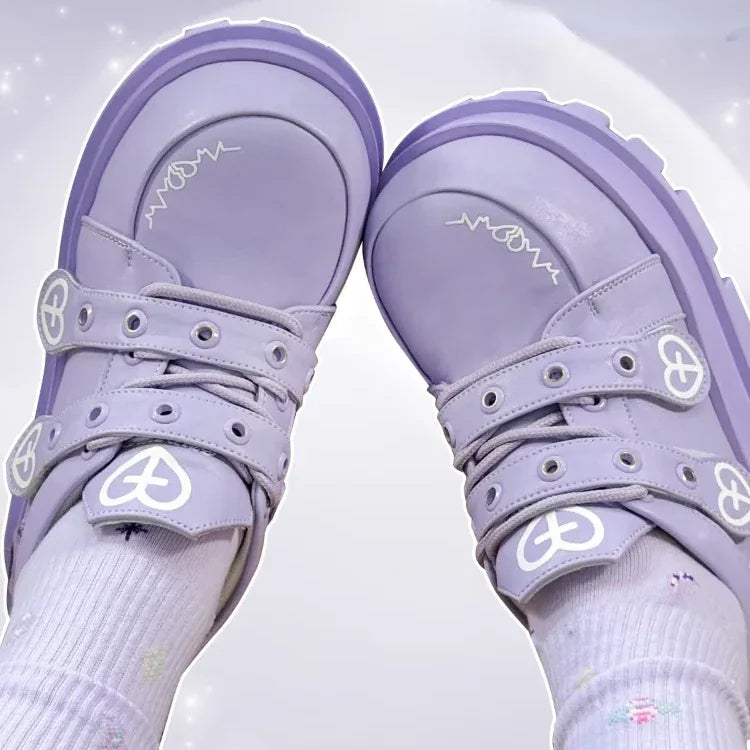 Chaussures à plateforme Cross Heart Mary Jane