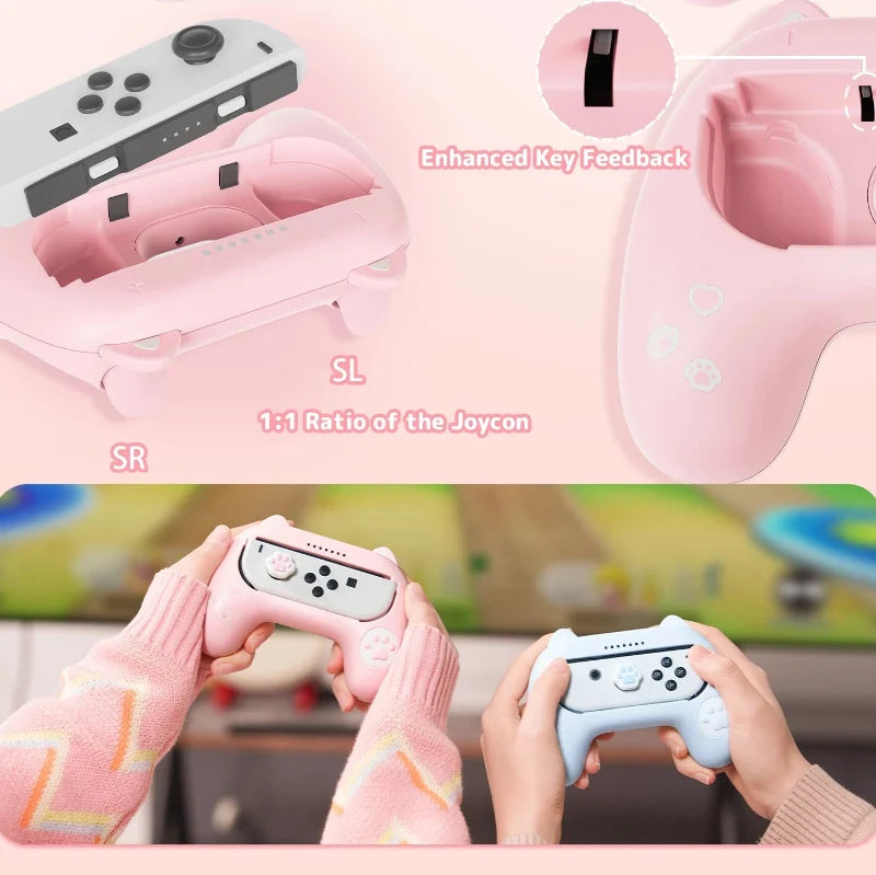 Neko Pawsome Controller Shells NS/OLED