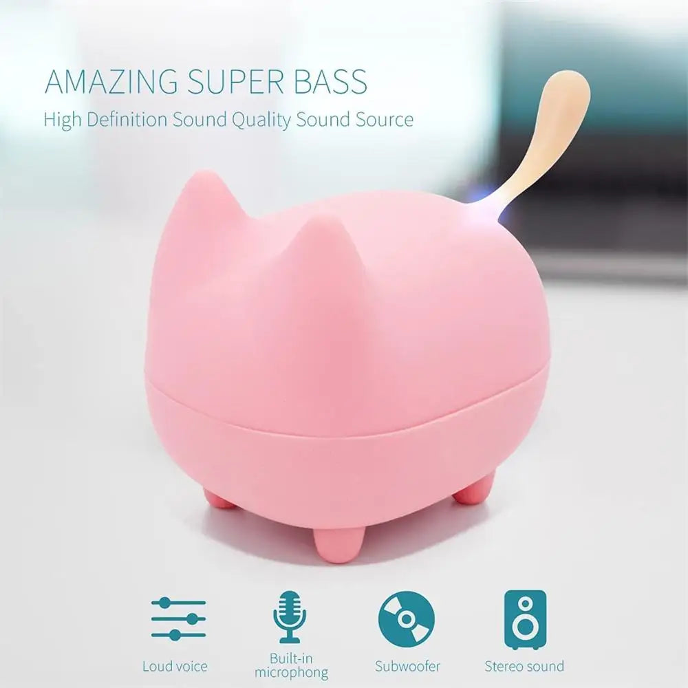 Mini haut-parleur Bluetooth sans fil pour chat