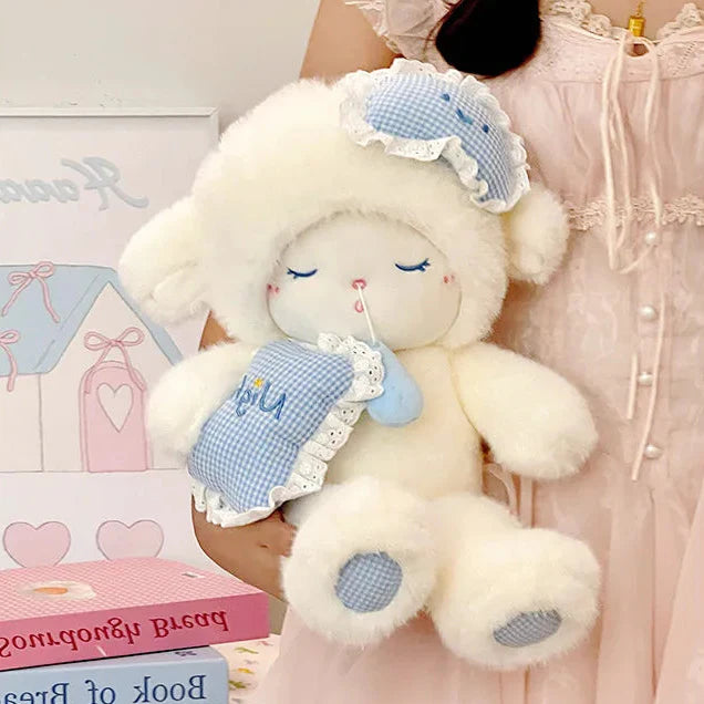 Peluche douce agneau