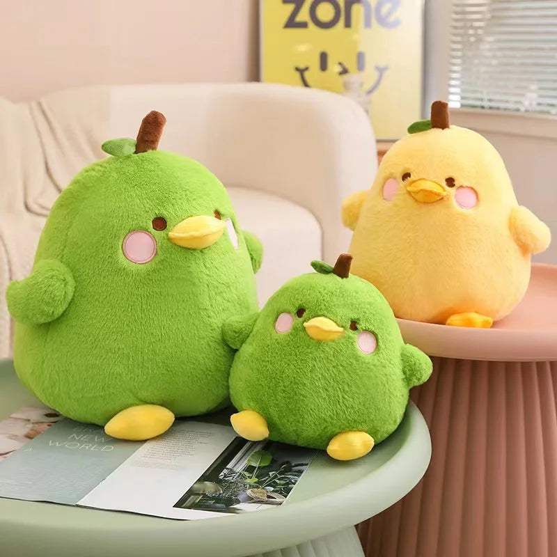 Peluche mignonne en forme de poire canard