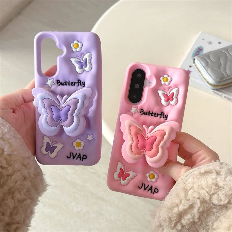 Coque de téléphone Samsung Papillon Kawaii