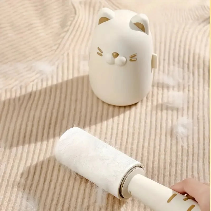 Rodillo quitapelusas con forma de gato