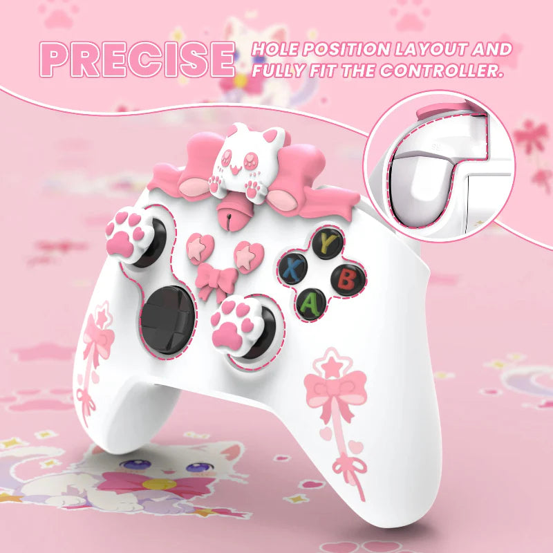 Housse de protection pour manette Xbox PlayVital Kawaii Cat