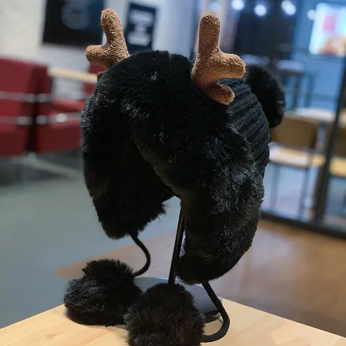 Bonnet d'hiver renne