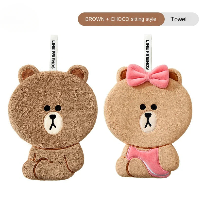 Toallas de mano con forma de osito de peluche