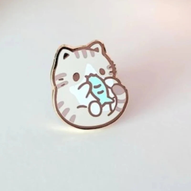 Cute Tiny Cat Enamel Pins