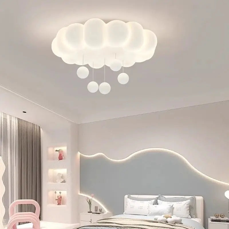 Kawaii Chibi Rain Cloud Ceiling Light