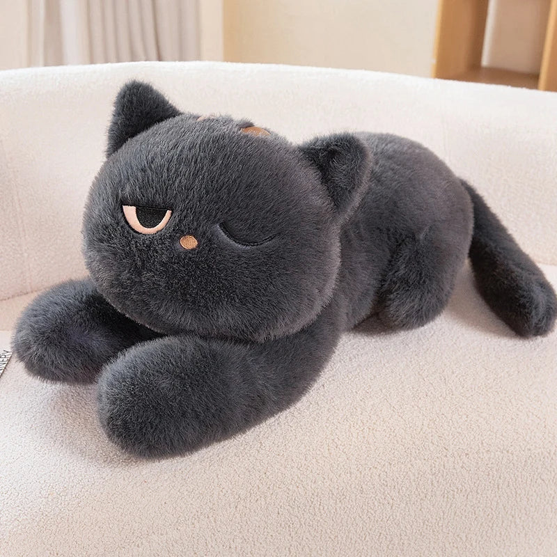Oreillers de corps en peluche Chat endormi