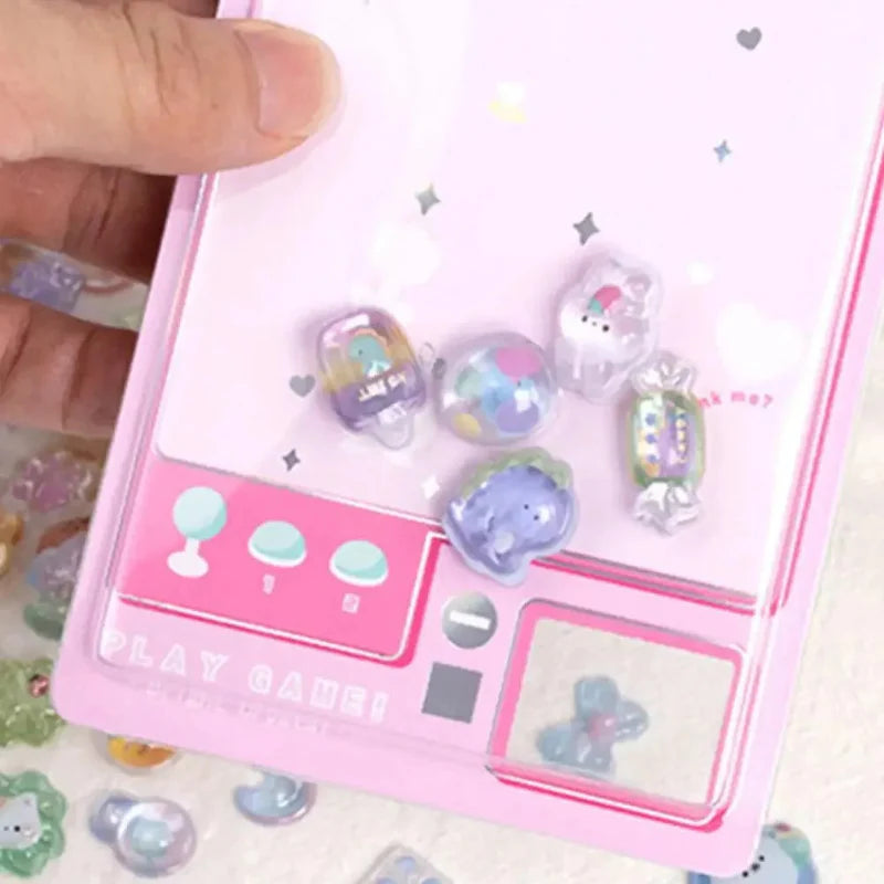 Pastel Kawaii 3D Cuties Sticker Sheets