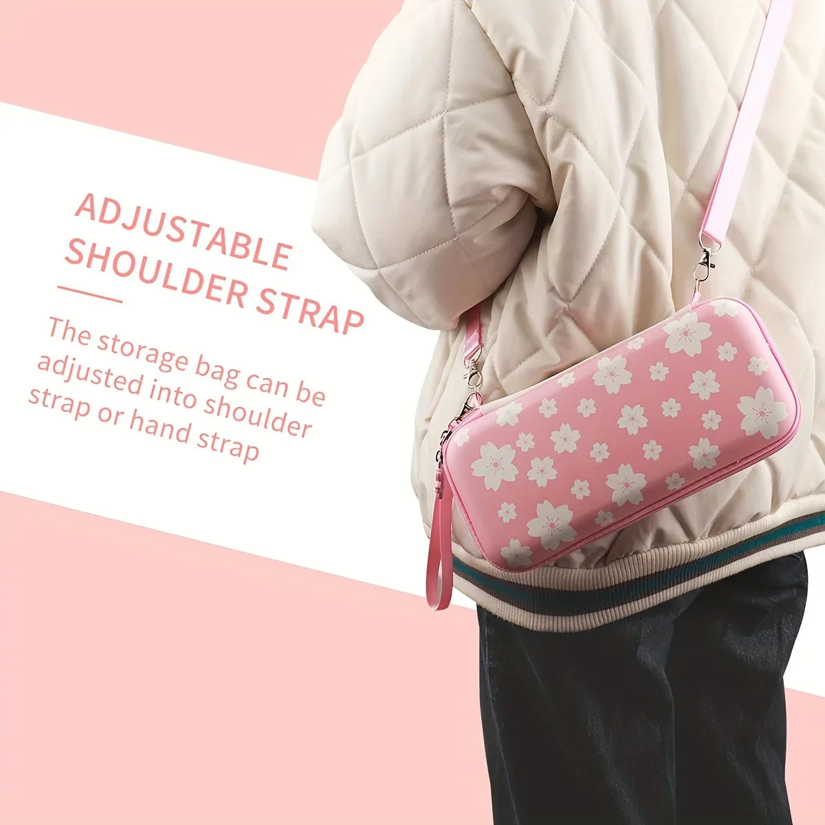 Étui de transport Cherry Blossom pour Nintendo Switch