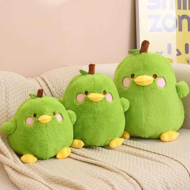 Peluche mignonne en forme de poire canard
