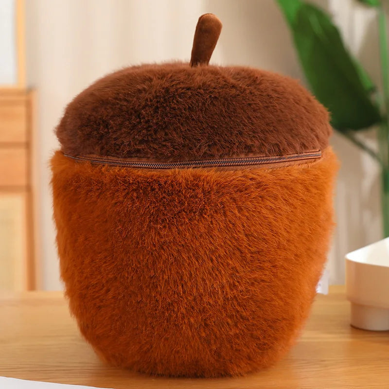 Peluches surprises écureuil gland