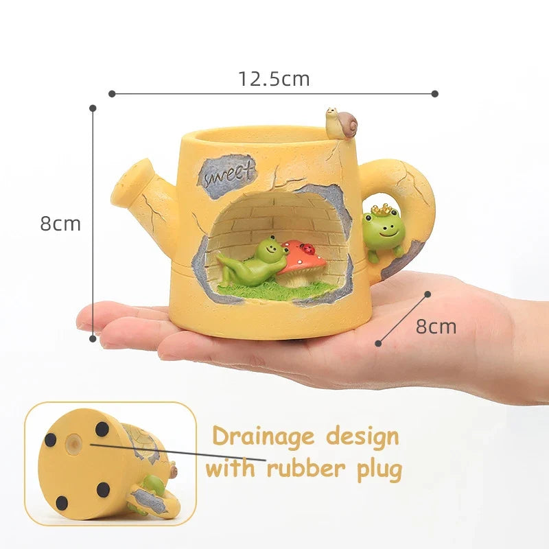 Kawaii Watering Can Cuties Plant Holder
