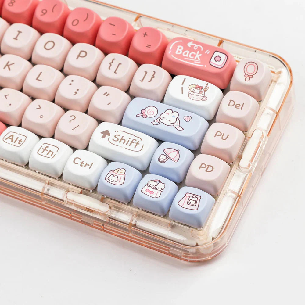 Ensemble de touches Kawaii Snack Bunnies