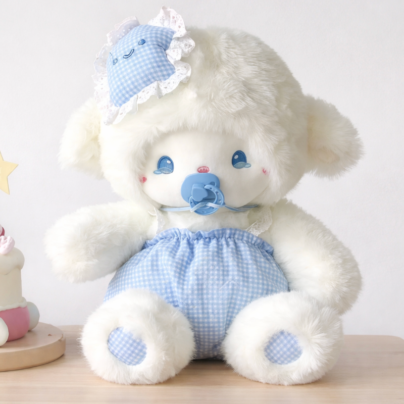 Peluche douce agneau