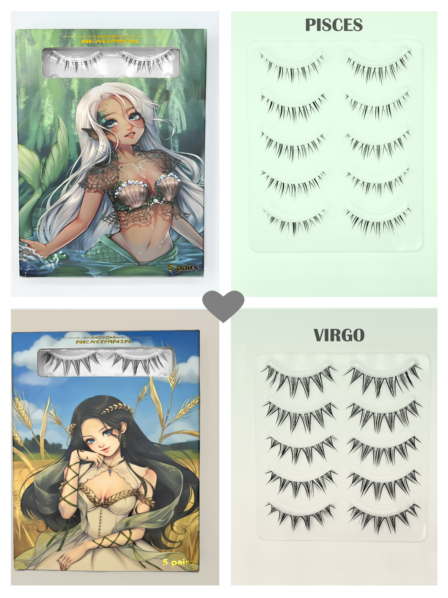 Zodiac Manga Lashes