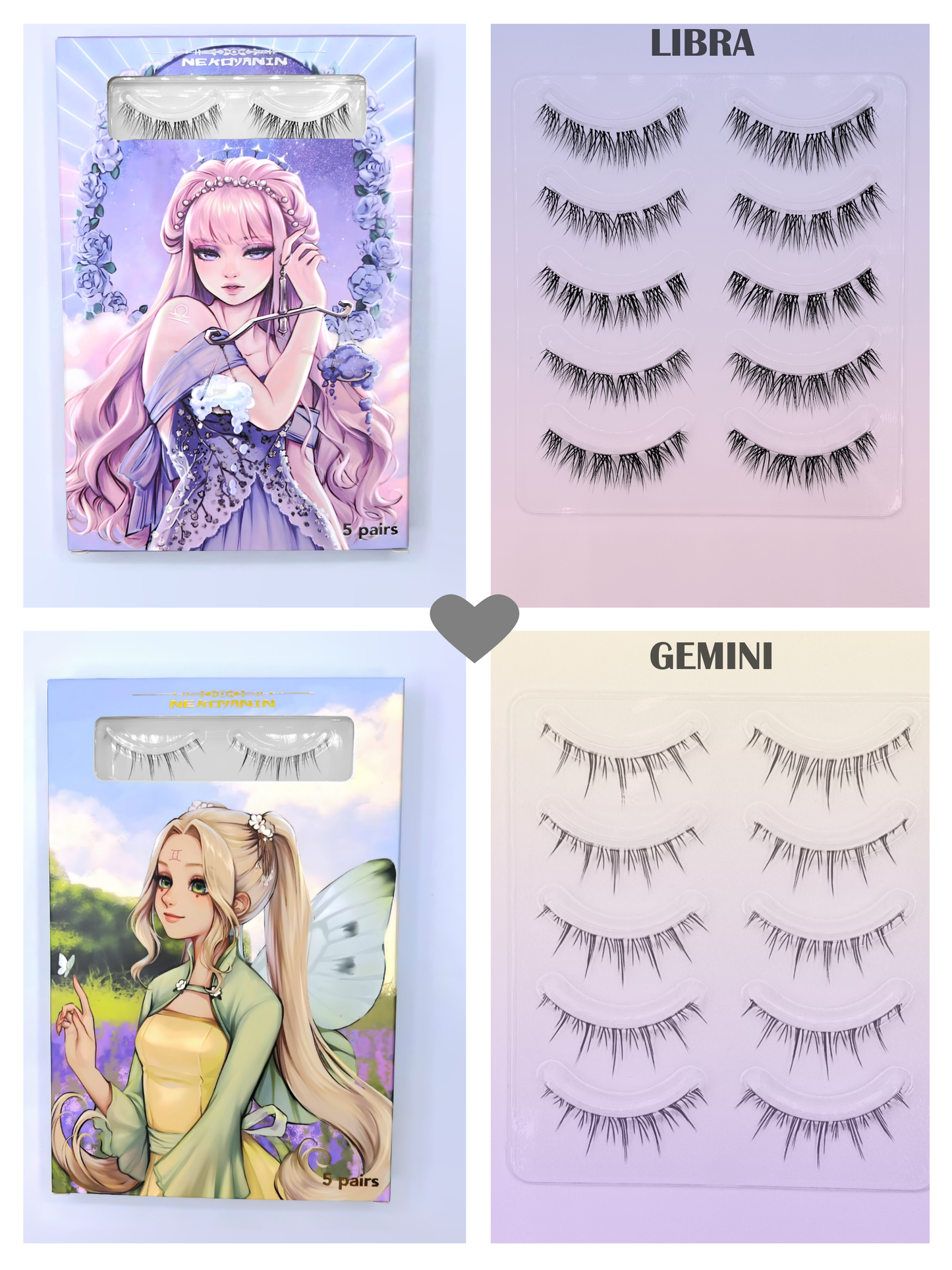 Zodiac Manga Lashes