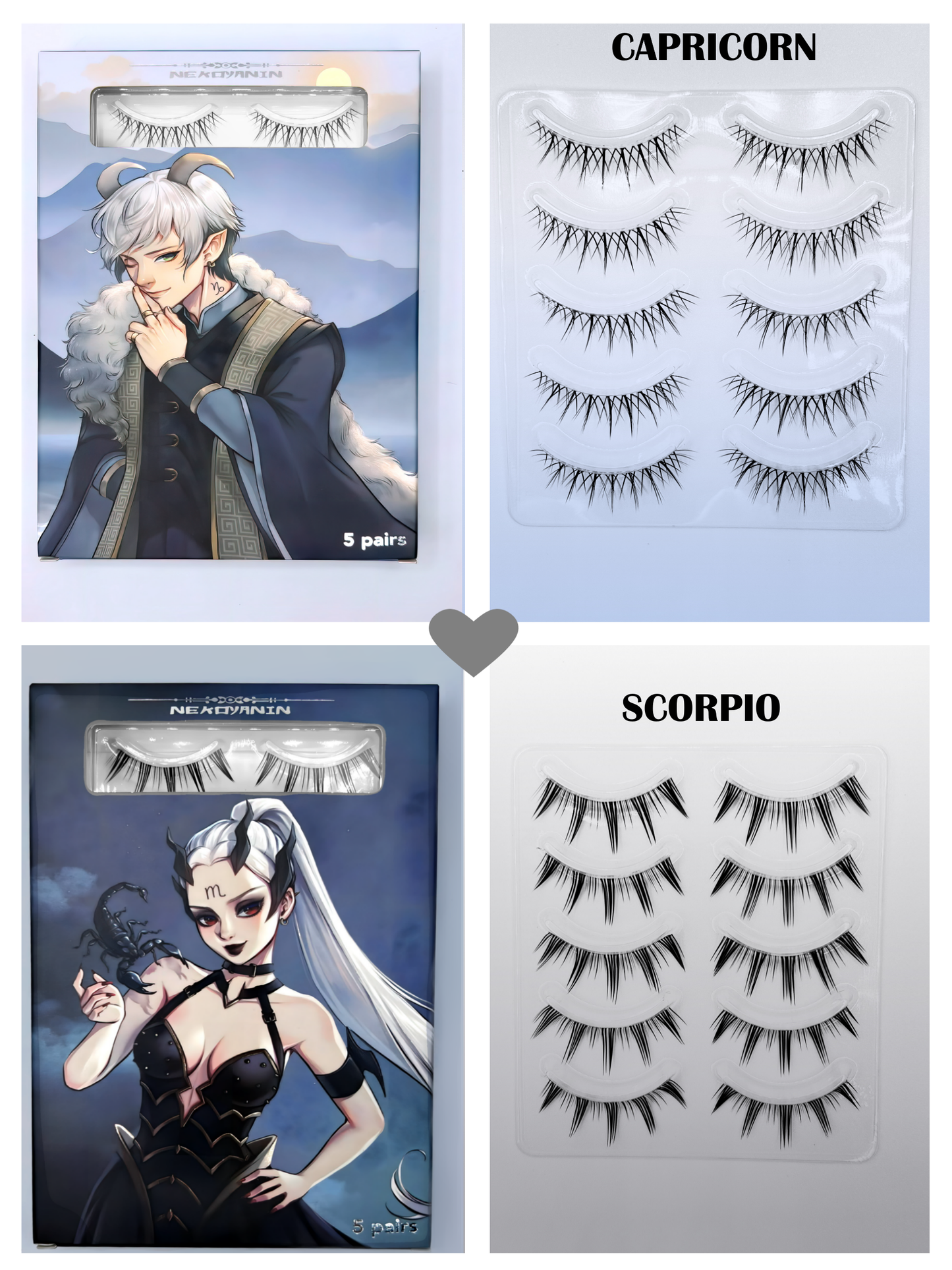 Zodiac Manga Lashes