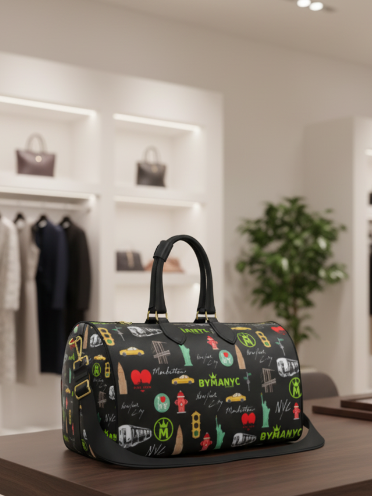 Sac fourre-tout CITYSCAPE – BYMANYC ® New York Sac à main écologique et végétalien