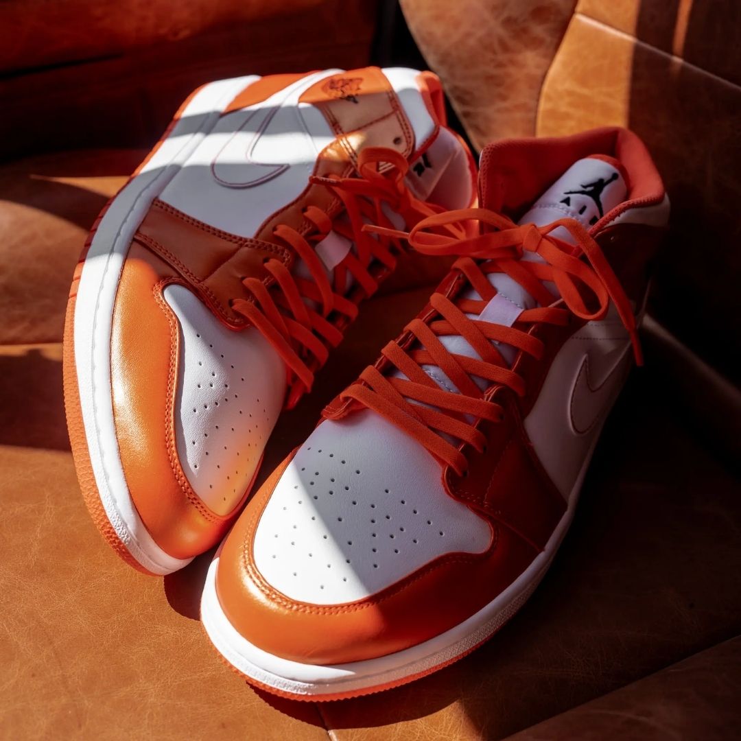 Coral Orange Bread Laces