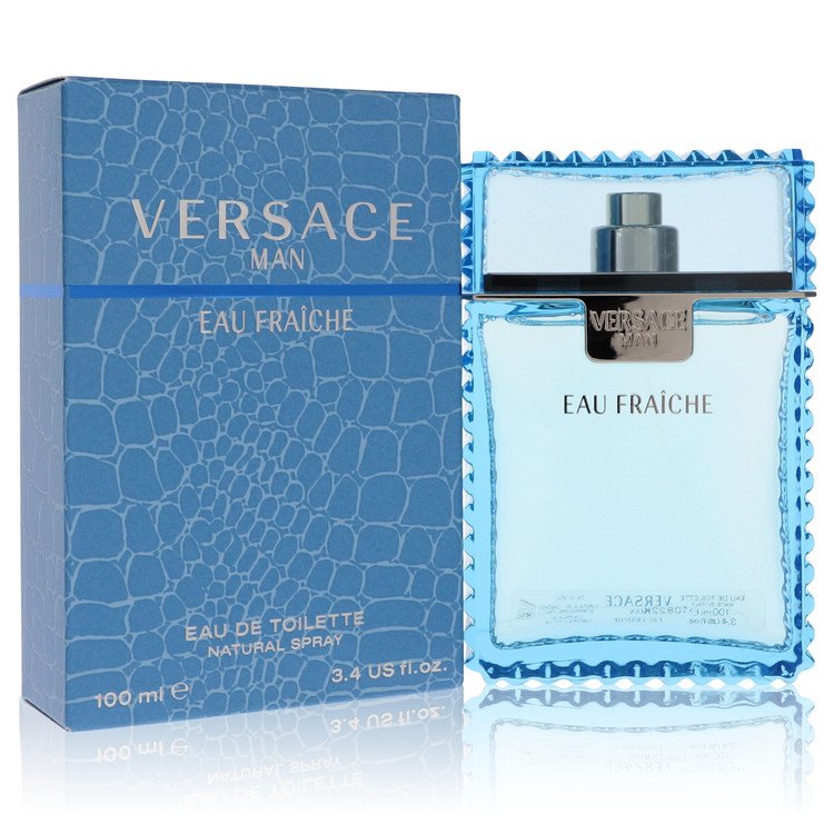 Versace Man by Versace Eau Fraiche Eau De Toilette Spray (Blue) for Men