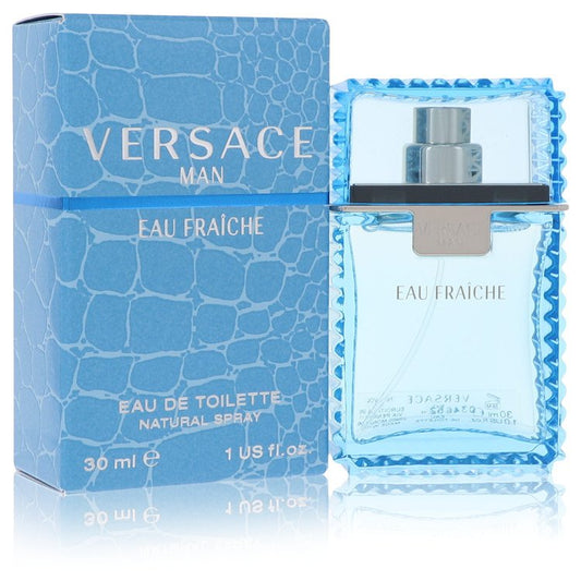 Versace Man by Versace Eau Fraiche Eau De Toilette Spray (Blue) for Men