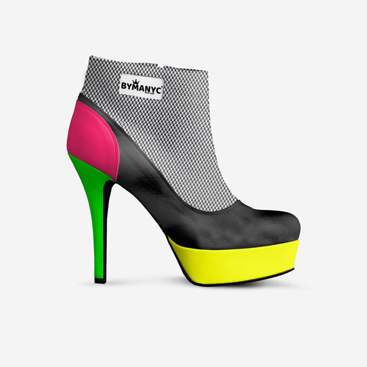 Vegan Ankle Boot Platform Fierce Black