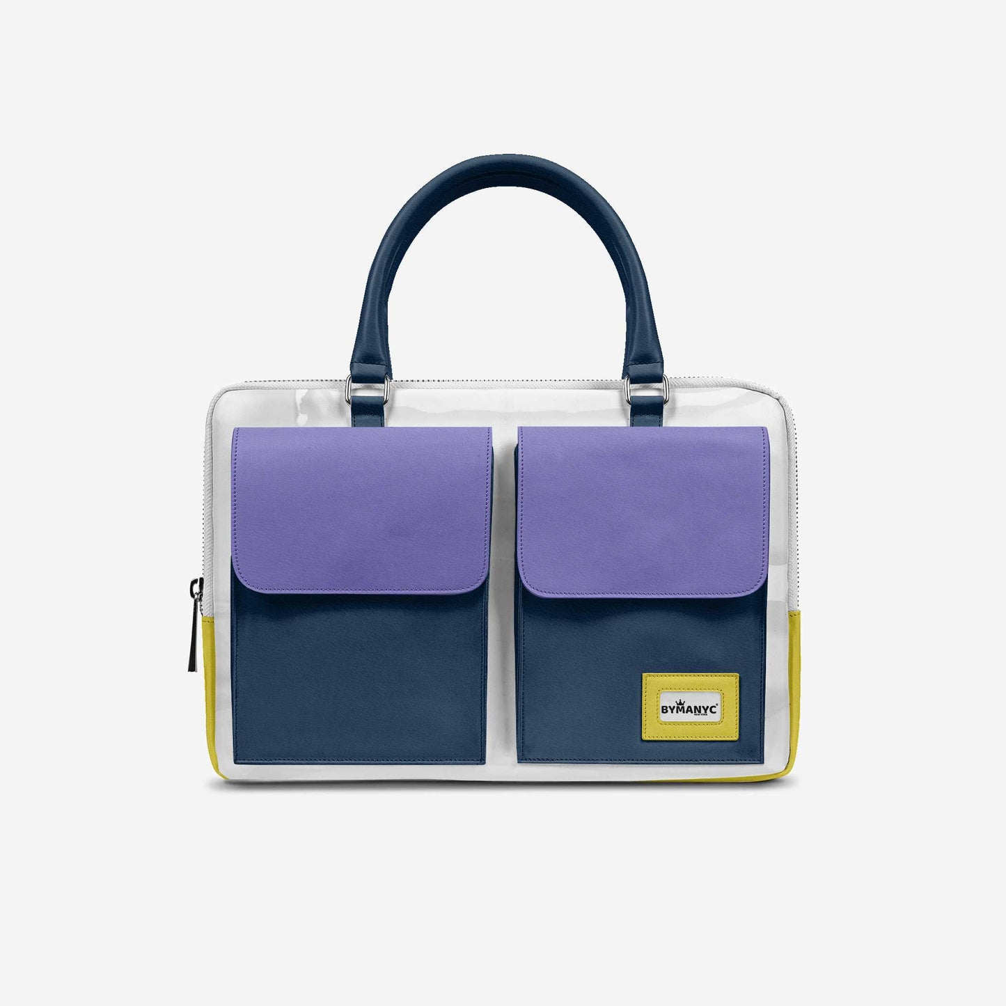 Sac de luxe à double poche végan 40 cm | BYMANYC ® New York Elegant Edition