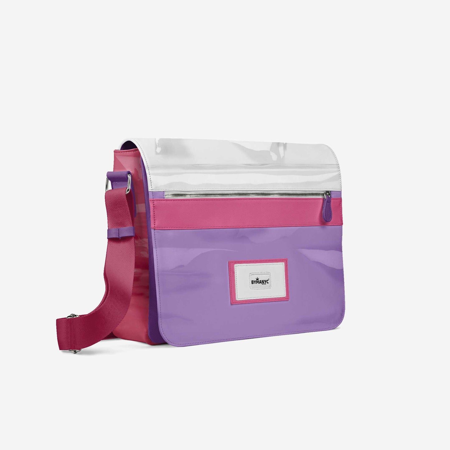 Sac messager design vegan 40 cm | BYMANYC ® New York Luxury Milan Mood