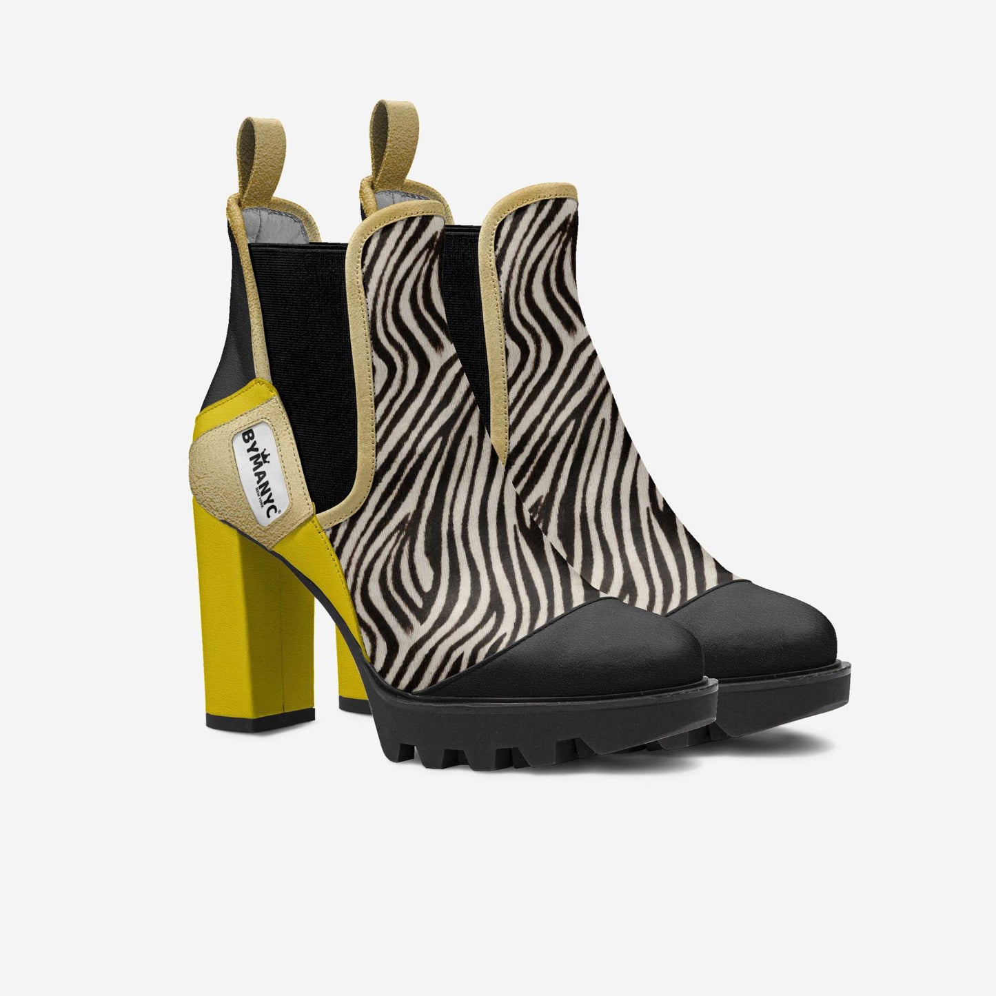 Vegan Elastic Designer Boot Urban Black