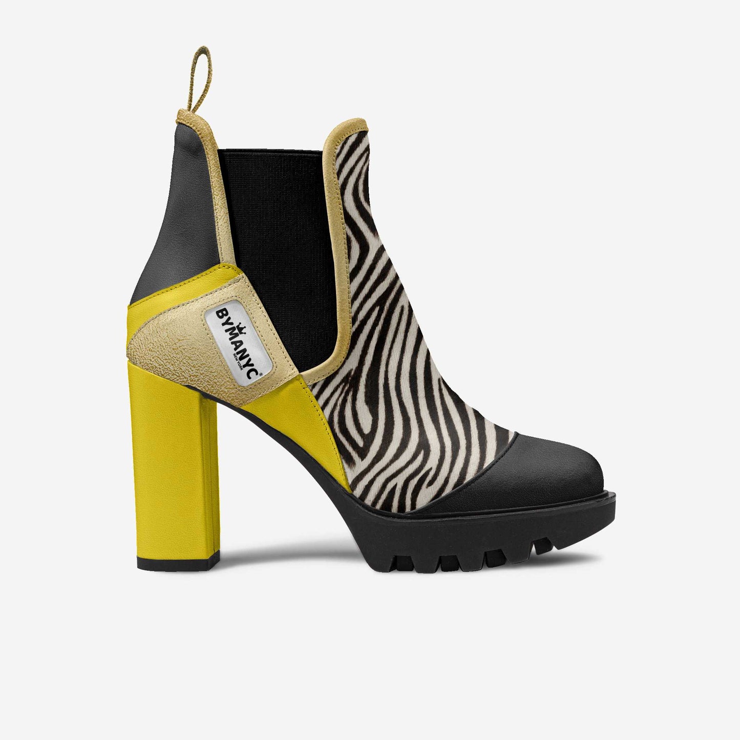 Vegan Elastic Designer Boot Urban Black