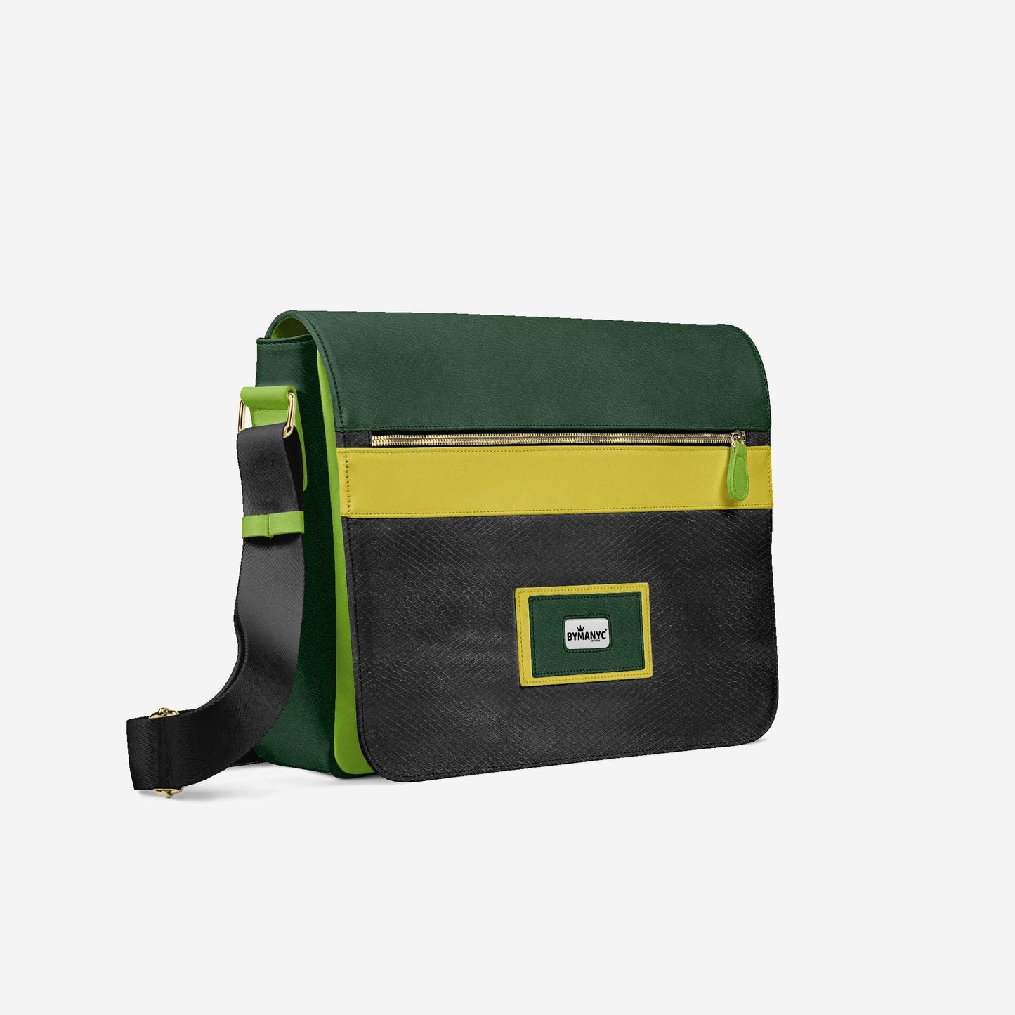 Sac messager exécutif vegan 40 cm | BYMANYC ® New York, fabriqué en Italie