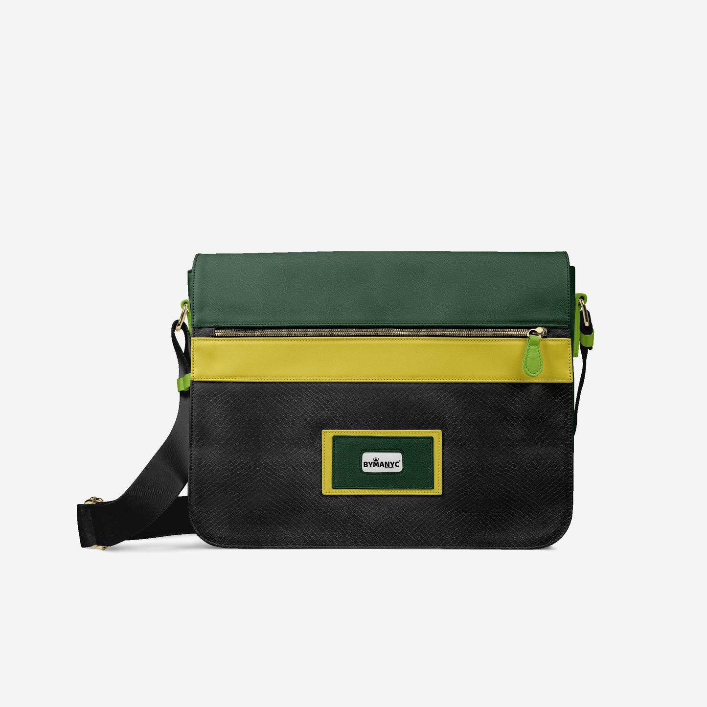 Sac messager exécutif vegan 40 cm | BYMANYC ® New York, fabriqué en Italie